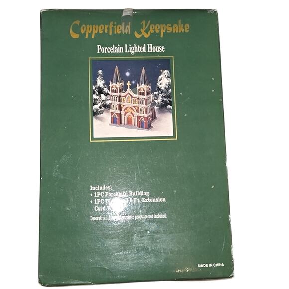 Copperfield Keepsake Porcelain Lighted Church | Like New - Picture 8 of 9